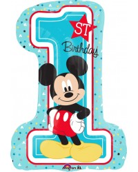 Mickey 1st Birthday Shape